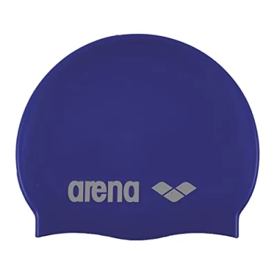 Afbeelding van Arena Klassieke siliconen zwembadmuts voor volwassenen, uniseks, blauw, TU