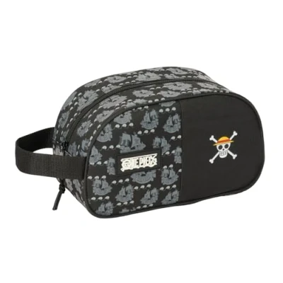 Afbeelding van Reistasje One Piece Pirates Zwart 26 x 15 12 cm