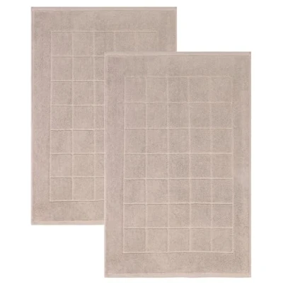 Afbeelding van Betz Berlin Set van 2 badmatten, 50 x 70 cm, 100% katoen, 650 g/m², cappuccino