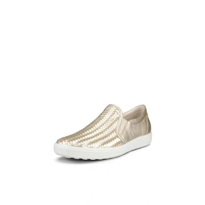 Afbeelding van ECCO Zachte sneakers voor dames, Zuiver witgoud