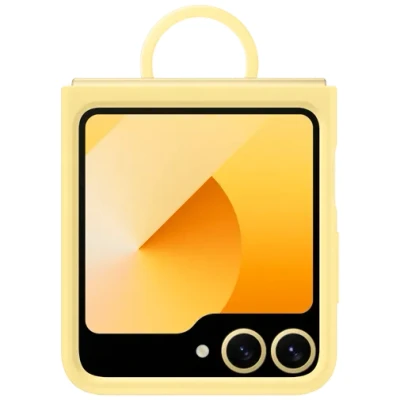 Image de Samsung Cover Silicone Z Flip 6 Jaune (ef pf741tyegww)