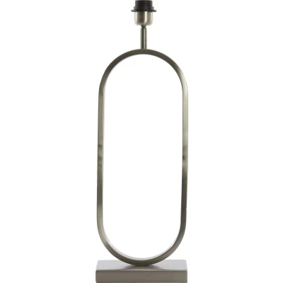 Afbeelding van Light&amp;living Lampvoet 20x13x55 cm JAMIRI nikkel satijn