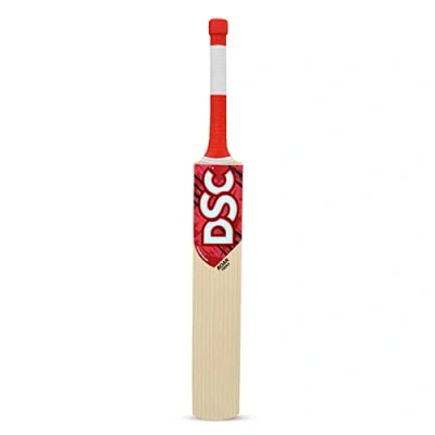 Afbeelding van DSC Roar Terra Cricketbat voor Heren en Jongens (Beige, Maat 3) Materiaal: Kashmir Willow Lichtgewicht Gratis overtrek Klaar om te spelen gemiddelde spelers Ideaal lederen ballen