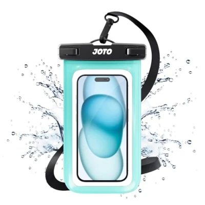 Afbeelding van JOTO Universele Waterdichte Telefoonhoes, IPX8 Onderwater Droge Zak voor iPhone 13 Pro Max Mini, 12 11 Xs XR X 8 7 6S, Galaxy S20 Ultra/S10/S9/S8, Note 10+/10/9/8, tot 7&#039;&#039; Groente