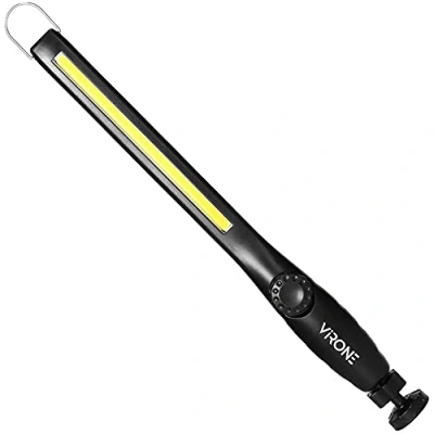Afbeelding van VIRONE WL 1 Oplaadbare zaklamp voor werkplaats, led, 10 W, 400 lm, 2000 mAh, dimbaar, magneet, haak