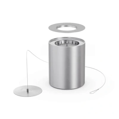 Afbeelding van höfats bio Burner Spin 1200 met eco ring vervangt 120 gel brandstofjerrycan gebruikt vloeibare ethanol langere brandduur en lichtere vlam