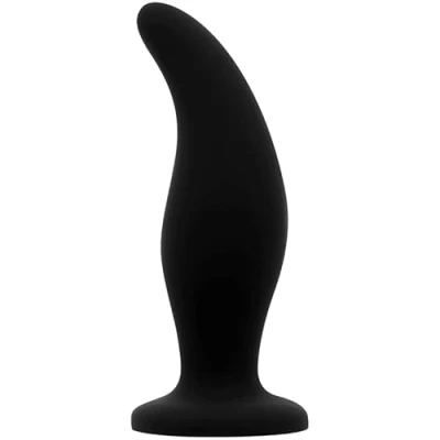 Afbeelding van Ohmama Curved Silicone Butt Plug P spot 12 Cm