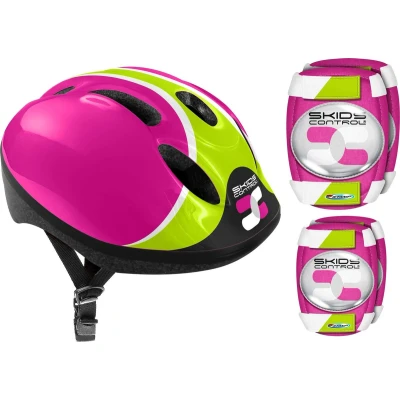 Afbeelding van Set van Helm en Kniebeschermers Roze Cocobolo