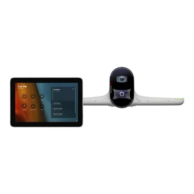 Image de Poly Studio pour Microsoft Teams Large Room kit de vidéo conférence (caméra E70, contrôleur tactile GC8) Certifié blanc