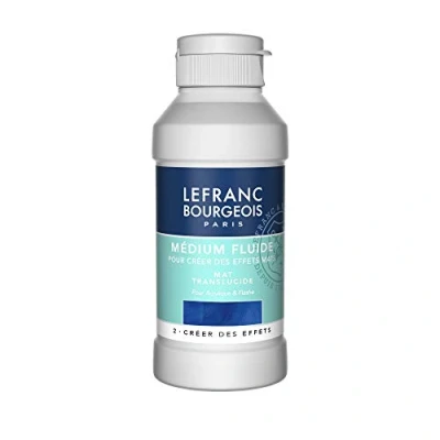 Afbeelding van Lefranc Bourgeois &amp; 300670 matte acrylverf vloeistof voor het creëren van effecten, lichtdoorlatend, 250 ml fles