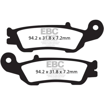 Afbeelding van EBC Brakes FA450TT Remblokkenset