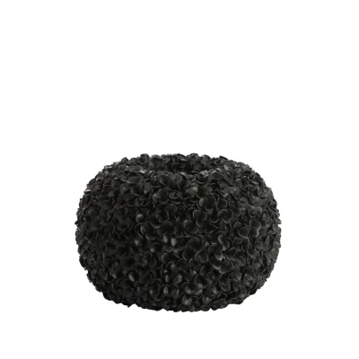 Afbeelding van Light &amp; Living Vaas PHYLIA Ø47.5x30cm Zwart