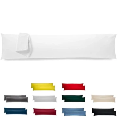 Afbeelding van Kussensloop 40x145 Premium Microvezel Set van 2 Kussenhoezen voor Bank/Bedkussens Superzachte Stof Bestendig en Wasbaar Hypoallergeen Anti Mijt met Blinde Rits