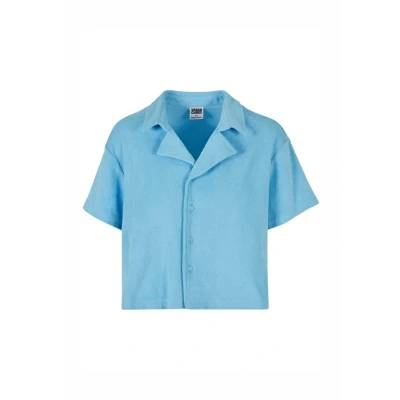Afbeelding van Urban Classics Resort Overhemdblouse, Dames, Maat: Small, Balticblue
