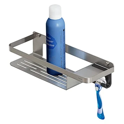 Afbeelding van Tiger Caddy Doucherek Douchemand met haak 32 cm RVS geborsteld