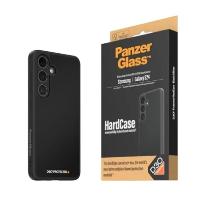 Afbeelding van PanzerGlass™ Extreme Defense beschermhoes met D3O® Bio voor Samsung Galaxy S24, ultieme bescherming, minimale milieubelasting en schokbestendig, zwart