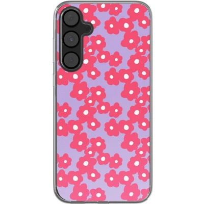 Afbeelding van imoshion hoesje Geschikt voor Samsung Galaxy A55 Design Dusty Rose Blossoms