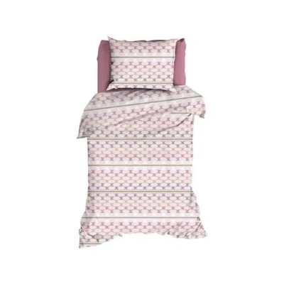 Afbeelding van Romanette Kapla Dekbedovertrek Eenpersoons 140x200/220 cm Rose