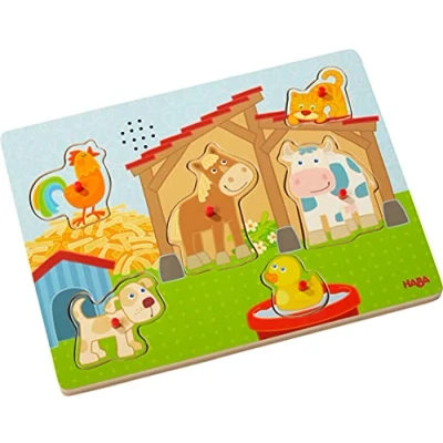 Image de Puzzle musical Haba A la ferme