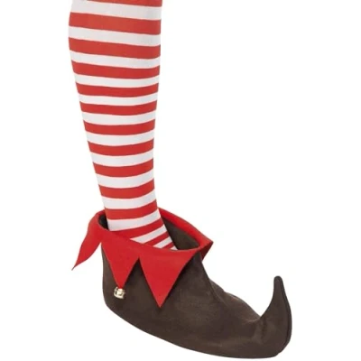 Afbeelding van Smiffys Elf schoenen, bruin, met belletjes