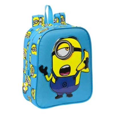 Afbeelding van Schoolrugzak Minions Minionstatic Blauw (22 x 27 10 cm)