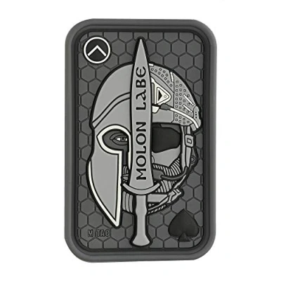 Afbeelding van M Tac Morale Patches Nordic Invasion 3D militaire tactische patch van pvc Til Valhall (grijs)
