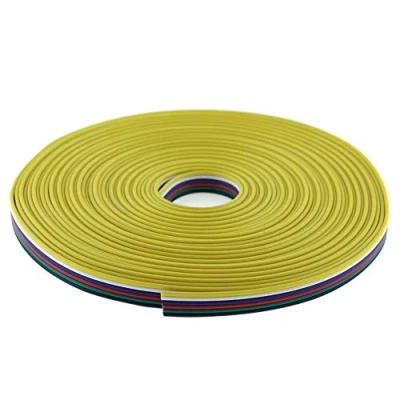 Afbeelding van Lint kabel 6 polig voor RGBW+CCT LED Strip / Band; Verlenging RGBW CCT strip; 10 meter