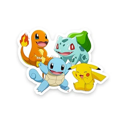 Afbeelding van Teknofun Pokémon Wandlamp Neon Pikachu &amp; Starters