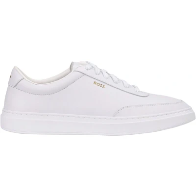 Afbeelding van BOSS Kieran Sneakers laag, Heren, Maat: 41, White Leer