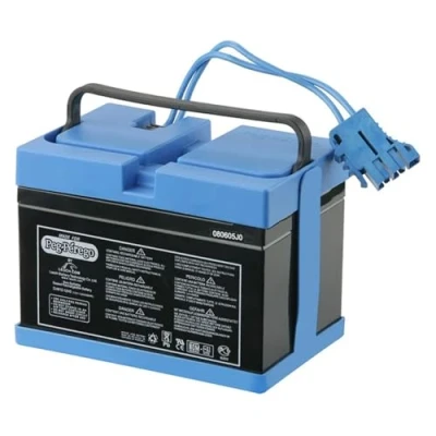 Afbeelding van Peg Pérego Accu 12 Volt/12 Ah Voor Elektrische Kinderauto&#039;s 14 uur Laadtijd 40 95 min Speeltijd 155 x 105 115 mm Zwart/Blauw