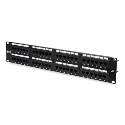 Afbeelding van Digitus DN 91648U 48 poorten Netwerkpatchpaneel 483 mm (19) CAT 6 2 HE Zwart