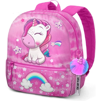 Afbeelding van Oh My Pop Rugzak Sweet Daydream Unicorn 2 Vakken Premium Quality Pluche Hanger Hoogte 35cm