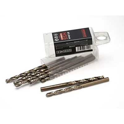 Afbeelding van Ferrcan Metalen boor HSS DIN338 M35 kobalt 3 7 mm (pak van 10 stuks) (5 mm)