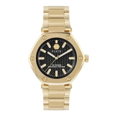 Afbeelding van Philipp Plein The Hexagon PW1BA0623 Horloge Staal Goudkleurig Ø 38 mm