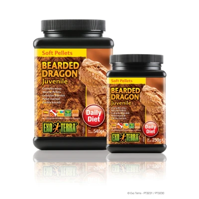Afbeelding van Exo Terra Soft Pellets Baardagamen Voer 250 g Jong