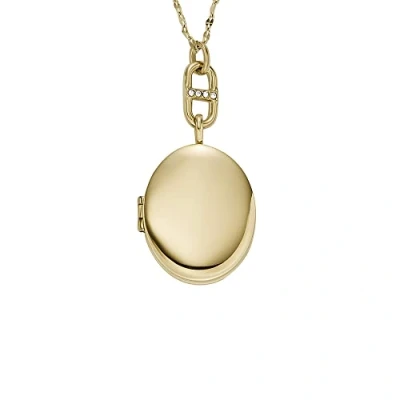 Afbeelding van Fossil Ketting, Dames, Maat: One Size, Goud