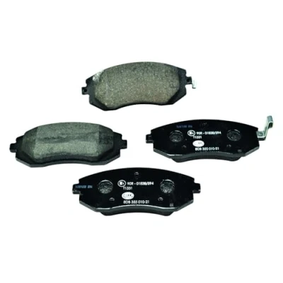 Afbeelding van HELLA 8DB 355 010 211 Remblokkenset Met akoestische slijtagewaarschuwing toebehoren SUBARU: Impreza II Saloon, III Hatchback, XV I
