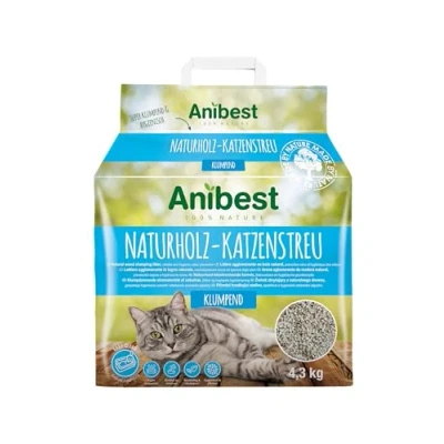 Afbeelding van 10 l (ca. 4,3 kg) Anibest kattenbakvulling