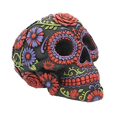 Afbeelding van Nemesis Now Skulls Sugar Blooms figuur 18cm