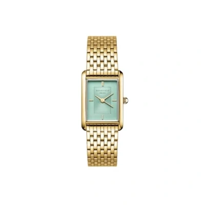 Afbeelding van Rosefield Heirloom Horloge Gold mint green, Dames, Maat: One Size, green