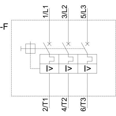 Afbeelding van Siemens 3RV2031 4EA10 Vermogensschakelaar 1 stuk(s) Instelbereik (stroomsterkte): 22 32 A Schakelspanning (max.): 690 V/AC (b x h d) 55 140 149 mm