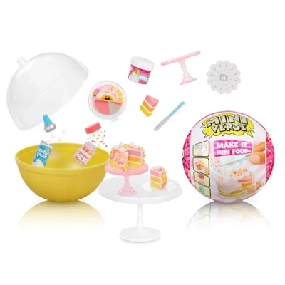 Afbeelding van MGA&#039;s Miniverse Make It Mini Food diner serie 3 mini&#039;s om te verzamelen in mysterie blinde verpakking doe het zelf kunsthars replica van levensmiddelen, niet eetbaar verzamelaars en vanaf 8