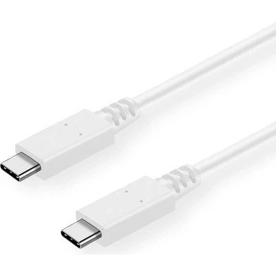 Afbeelding van VALUE USB 3.2 Gen 2 kabel met oplaad functie, C C, M/M, wit, 0,5 m