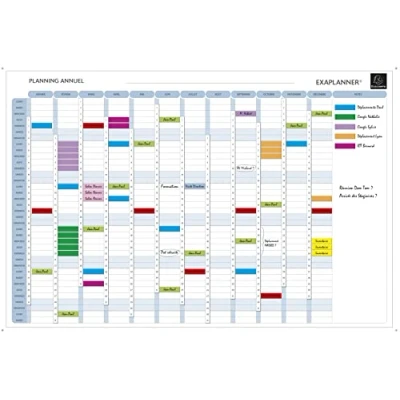 Afbeelding van Magnetische jaarplanner teksten in het Frans