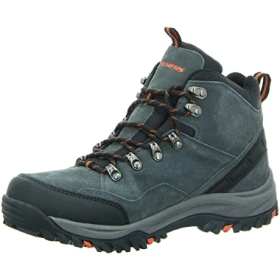 Afbeelding van Skechers Relment Pelmo High Rise wandelschoenen voor heren, Grijs Suede, 48.5 EU