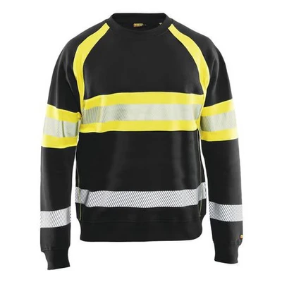 Image de Sweat haute visibilité noir/jaune fluorescent