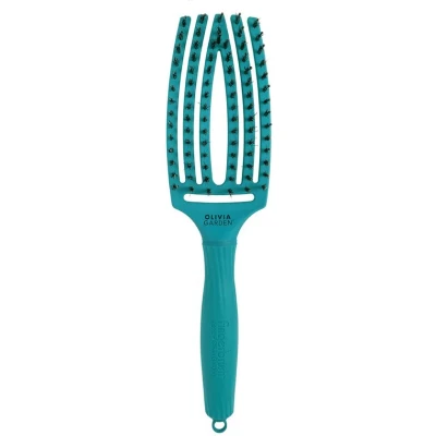 Afbeelding van Olivia Garden FingerBrush Boar &amp; Nylon Blue Lagoon