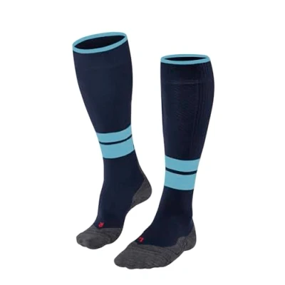Afbeelding van FALKE TK Compression Energy Wandelen compressie anti zweet functioneel garen wol sportsokken heren blauw Matt 39 42 W3