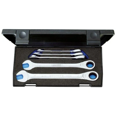 Afbeelding van Gedore 7 R 5 delige steek /ringratelsleutel set 8 19mm