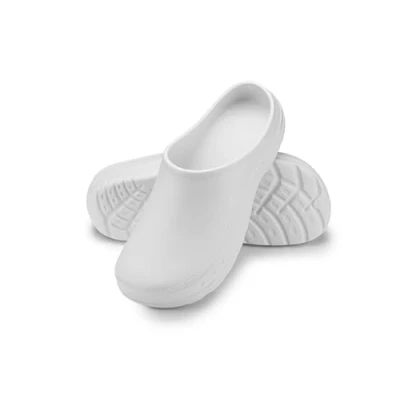Afbeelding van ESTRO Clogs voor dames, tuin, klompen, kunststof, heren, klomp, licht, tuinklomp heren CC01, Wit.